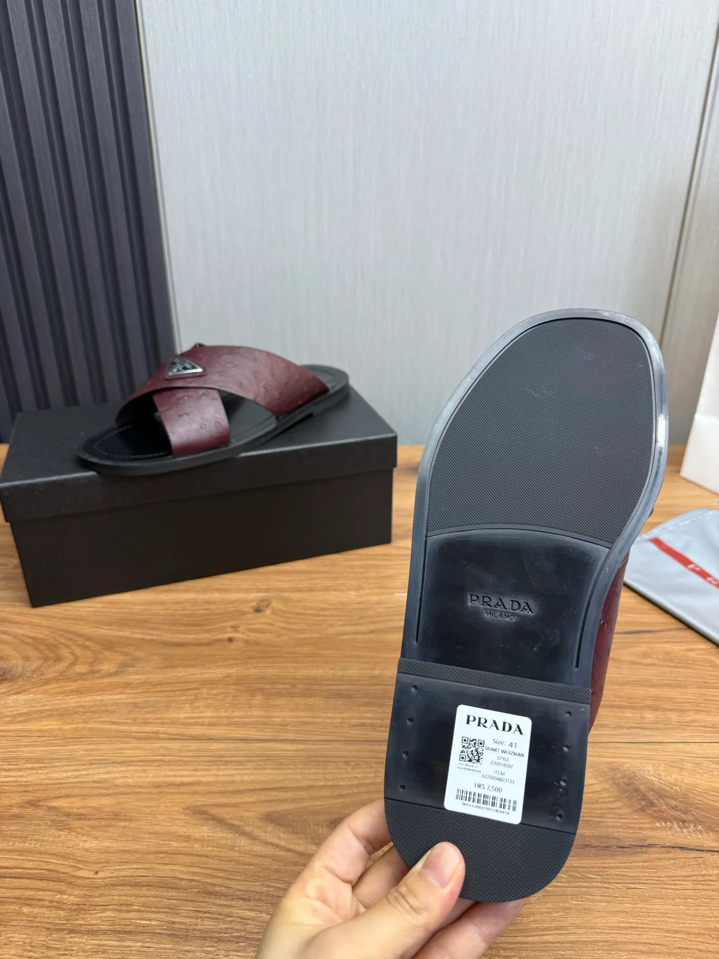 Factory price 340💰 ＰＲＡＤＡPrada - popular men's slippers hot sale 🔥 🩴Official website one to one production 38-45 sizes 45 46 🉑️Customized!